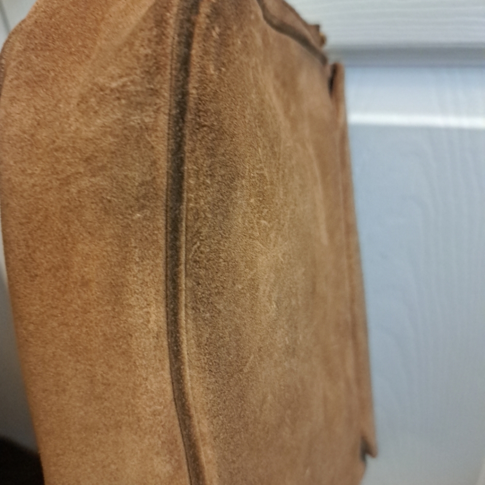 Vintage Yvonne Boutique Camel Colored Suede bag - Picture 4 of 16
